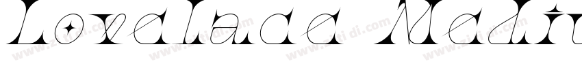 Lovelace MediumItali字体转换